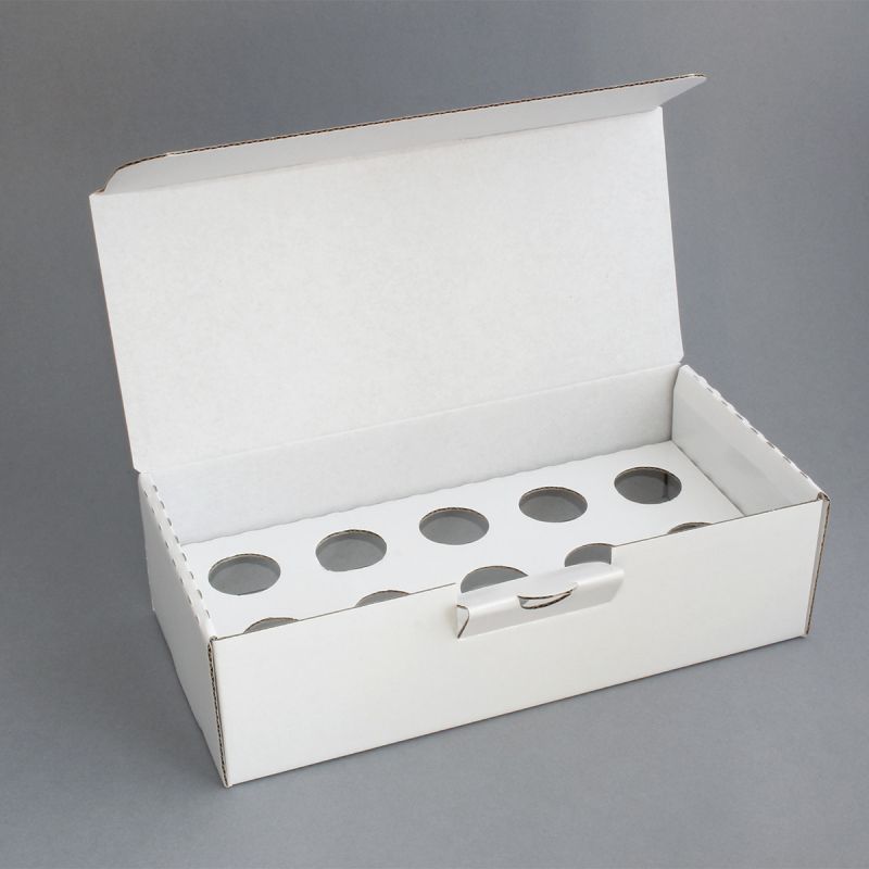 White Box for 10 SEM stub tubes