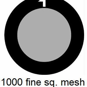 G1000HS-C3, 1000 fine square mesh, Cu, vial 25
