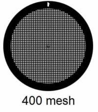 G400G3, 400 mesh, square, Au, vial 50