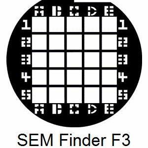 SEMF3-C, Finder grids, Cu, vial 10