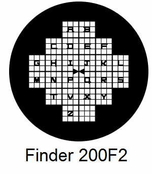 G200F2-C3, Finder grids, Cu, vial 100