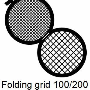 GD100/200-CP3, Double folding grids, 100/200 mesh, Cu/Pd, vial 100