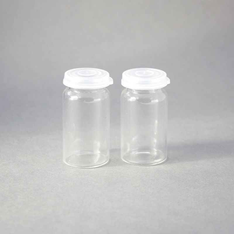 Glass Vials 15ml (Pack of 162 approx. with Lids)